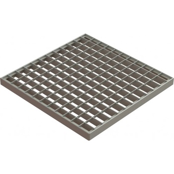 Vodaland Base pozinkovaný 400 x 400 mm šedý A15