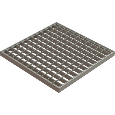 A15 pro revizní šachtu VODALAND BASE pozinkovaný 400 x 400 mm šedý