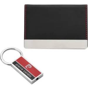 Pierre Cardin Луксозен комплект от калъф за документи и ключодържател pcs-015