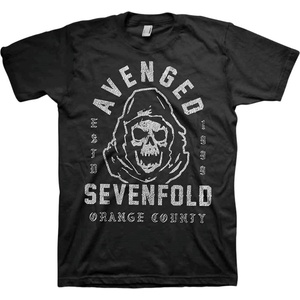 Avenged Sevenfold So Grim Orange County Тениска с къс ръкав Black 2XL (ASTS37MB05)