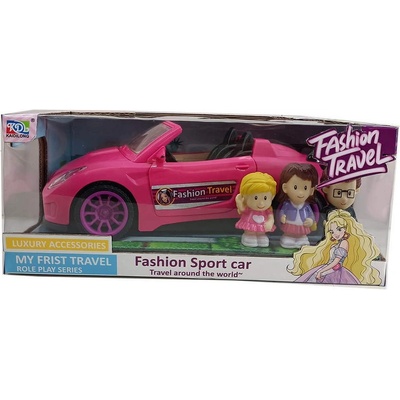 Кола кабрио с 3 кукли