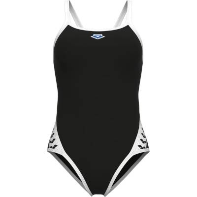 arena Дамски бански костюм Arena Women's Icons Super Fly Back Solid Swimsuit - Black / White - размер 32 (EU) (150-4052-0412)