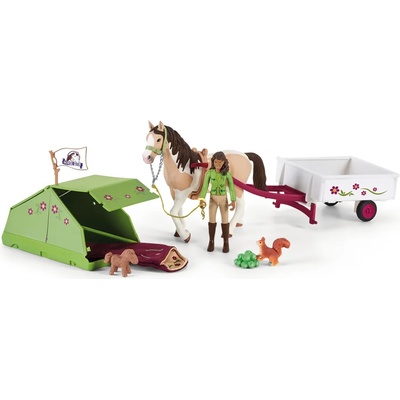 Schleich Комплект фигурки Schleich Horse Club - Приключение с палатка (42533-34084)