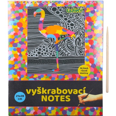 Vyškrabovací notes 10x14cm