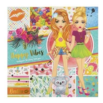 Image 1 of Grafix Блок дизайнерска хартия Happy Vibes, 20 листа (140006 x 1)