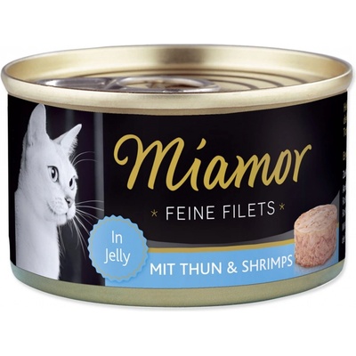 Miamor Feine Filets Adult tuniak s krevetami v želé 100 g