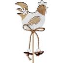 Zápich slepice, dřevo 31 cm