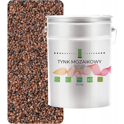 MOZAIKOVÁ OMÍTKA HNĚDÁ VNITŘNÍ VENKOVNÍ MOZAIKA 12,5 kg