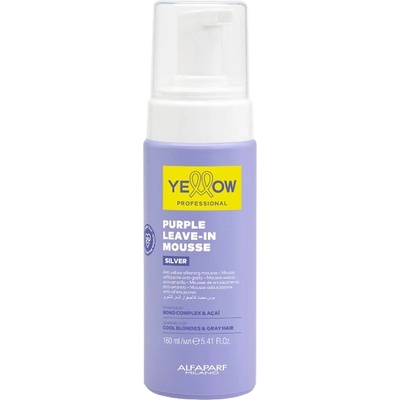 Yellow Professional Silver Purple Leave-In Mousse 160 ml