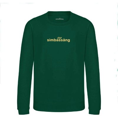 Chlapčenská mikina s vyšívaným logom forrest green