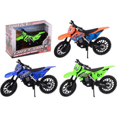 Johntoys Motorka oranžová 17 cm