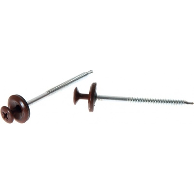 Onduline Samořezný vrut s podložkou, 3,9 × 60 mm, 100 ks, hnědý 842003PL – Hledejceny.cz