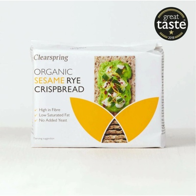 Clearspring BIO žitný křupavý chléb sezam vegan 200 g
