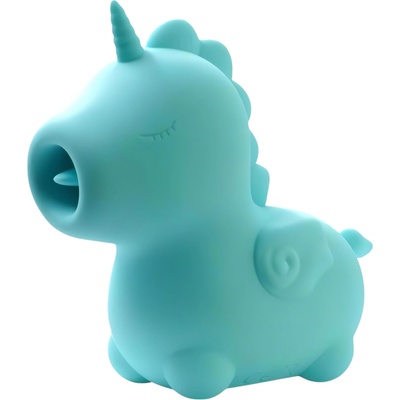 Ünihörn Акумулаторен уникорен стимулатор за клитор (син)