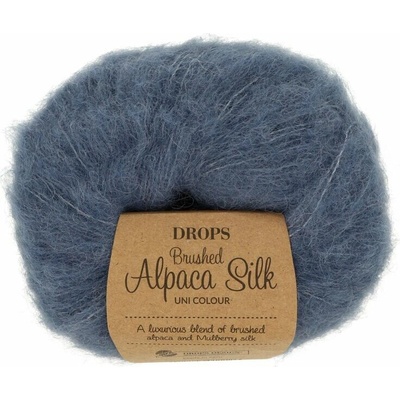 Drops Brushed Alpaca Silk 13 modrá