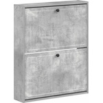 vidaXL Стенно шкафче за обувки EDE 71 x 17 x 86 см Инженерна дървесина (895978)