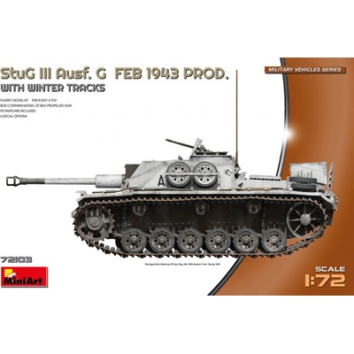 MiniArt StuG III Ausf.G Feb. 1943 w/ Winter Tracks 1:72 – Zboží Mobilmania