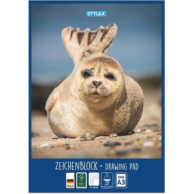 Skicak Stylex A3/20 listov 120 g/m2