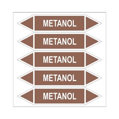 Značení potrubí, metanol PZGL 008182