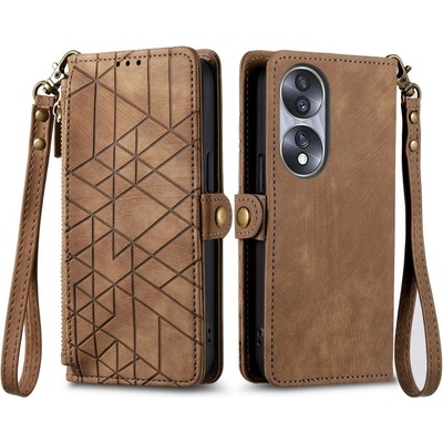 VSETKONAMOBIL 61222 GEOM Peňaženkové puzdro pre Honor 70 hnedé