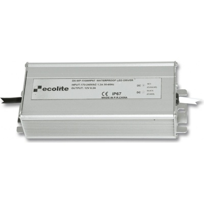 Ecolite El. trafo,230V-12V,12.5A,150W DX-WP-150W/IP67