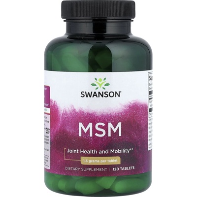 Swanson MSM Methylsulfonylmethan TruFlex 1500 mg 120 tabliet