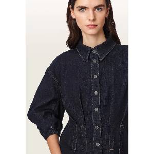 AllSaints риза дамска от деним NANCY (W094PF)