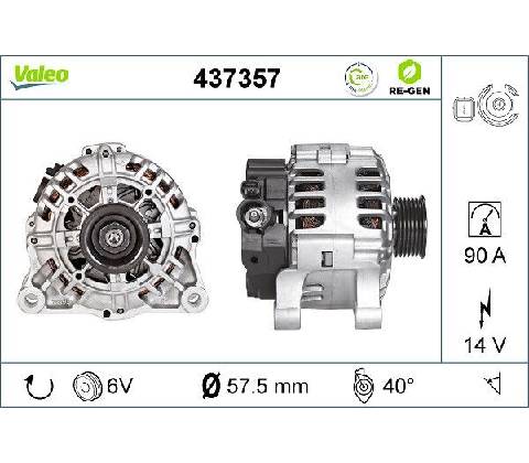 generátor VALEO 437357