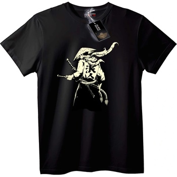 NOONEBRAND Тениска октопод самурай - XXS, Black