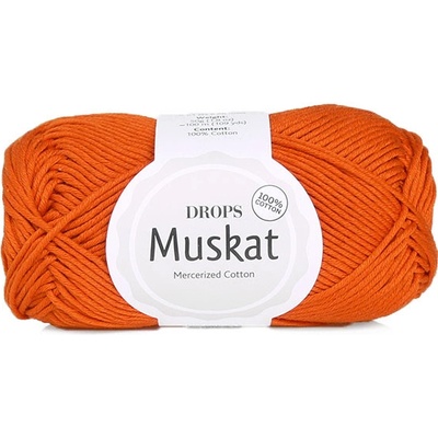 Příze DROPS Muskat 49 - oranžová