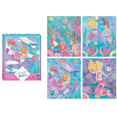 Janod Atelier Креативен комплект Maxi Рисуване с водни бои Магически океан