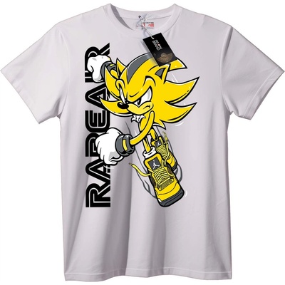 NOONEBRAND Тениска Sonic x спортна обувка - 7XL, White