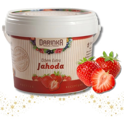 Darinka Džem s extra podílem ovoce jahoda 1 kg – Zboží Dáma Darinka Džem s extra podílem ovoce jahoda 1 kg – Zboží Dáma