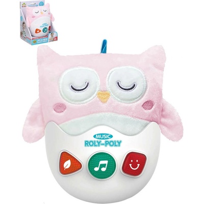 Wiky Roly poly sova s efektami 17cm WKW038409