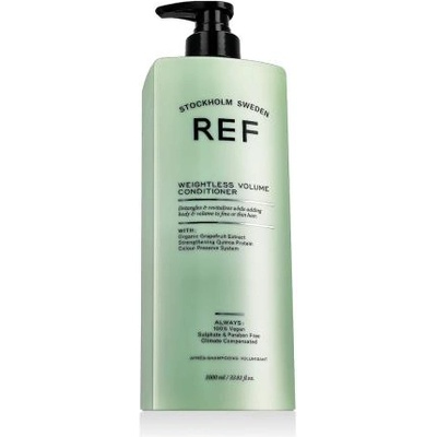 Ref Stockholm Weightless Volume Conditioner 1000 ml балсам за обем за тънка коса унисекс