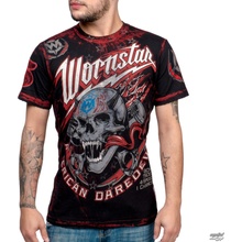 Wornstar tričko hardcore American Daredevil čierne