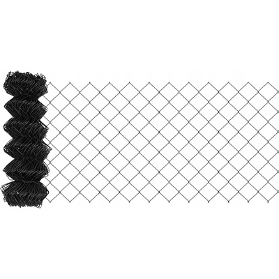 Šedé oplocení o rozměrech 0.8 x 25 m, ocelové