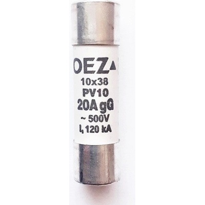 Pojistka válcová PV10 20A gG do 250V DC