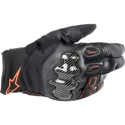 Alpinestars SMX-1 Drystar Gloves Black/Red Fluo XL Ръкавици (3520723-1030-XL)