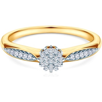 SAVICKI Годежен пръстен Savicki: двуцветно злато, диамант