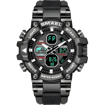 SMAEL Часовник smael da-29494 - Черен kp29494