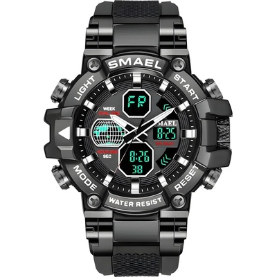 SMAEL Часовник smael da-29494 - Черен kp29494