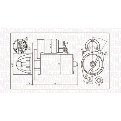 Štartér MAGNETI MARELLI MQS1202