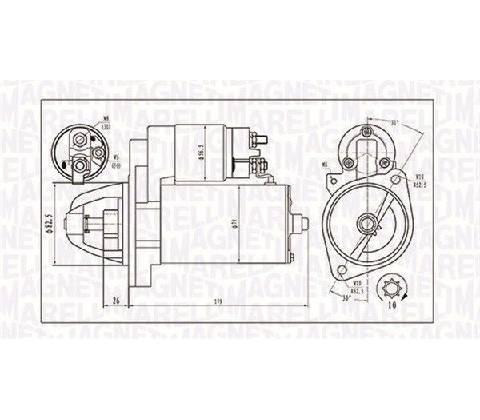 Štartér MAGNETI MARELLI MQS1202