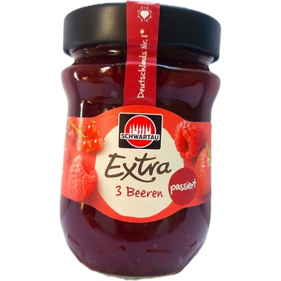 SCHWARTAU Extra 3 Beeren ovocný džem 340 g