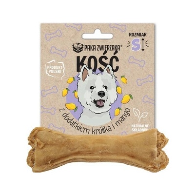 PAKA ZWIERZAKA Kosť s králikom a mangom S 10cm