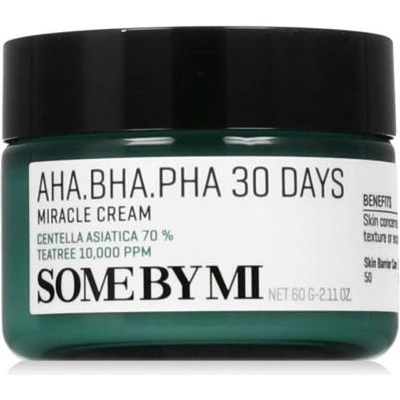 Some By Mi AHA. BHA. PHA 30 Days Miracle Cream успокояващ крем 60 g унисекс