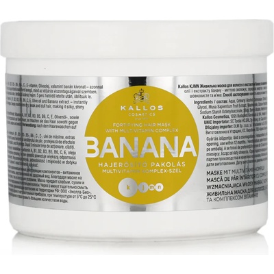 Kallos Kallos Banana Fortifying Hair Mask 500 ml