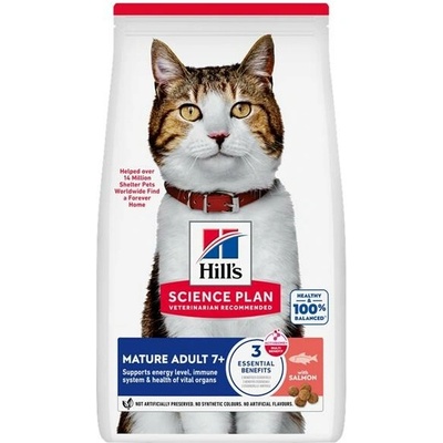 Hill's Science Plan Feline Mature Adult 7+ Salmon 10 kg
