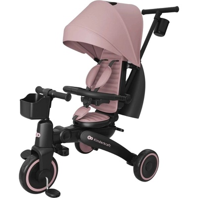 KinderKraft Сгъваема триколка KinderKraft - Jazz 3, Pink (NEW024763)
